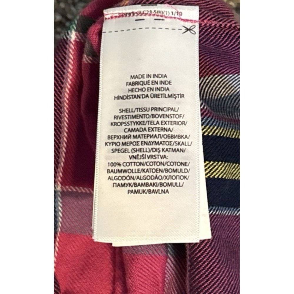 Polo Ralph Lauren Shirt Dress‎ Girls Pink Plaid 18 Month Button Up Pockets Tie - Picture 5 of 7